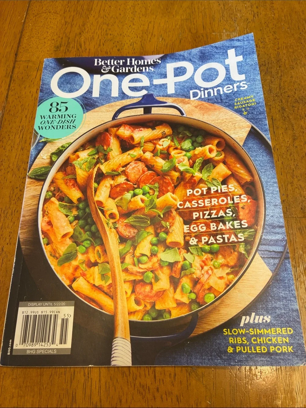 Better Homes & Gardens One-Pot Dinners Magazine & skinny one-pan recipes